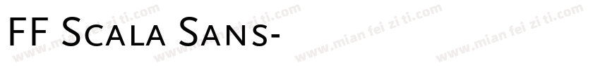 FF Scala Sans字体转换